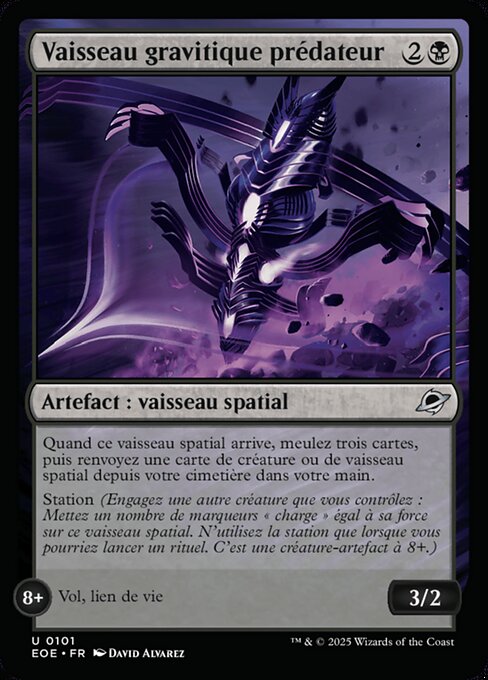 Vaisseau gravitique prédateur
