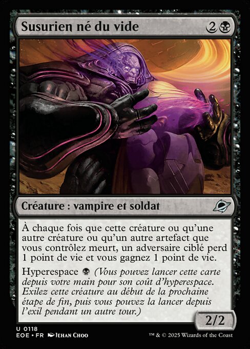 Susurien né du vide