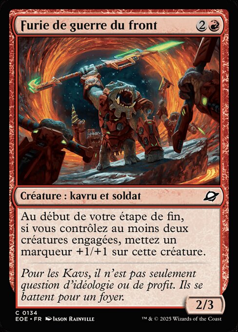 Furie de guerre du front