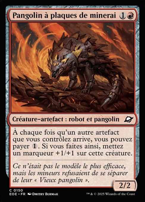 Pangolin à plaques de minerai