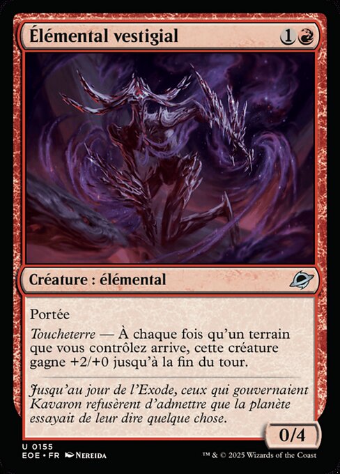 Élémental vestigial