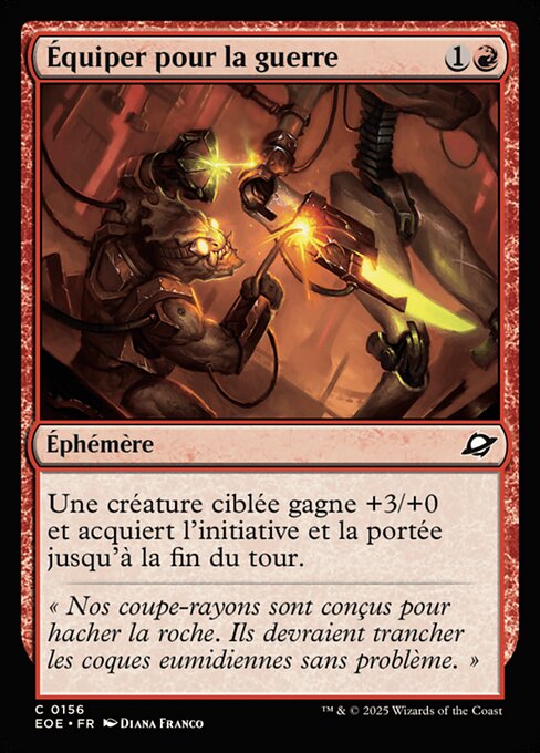 Équiper pour la guerre