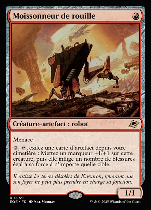 Moissonneur de rouille