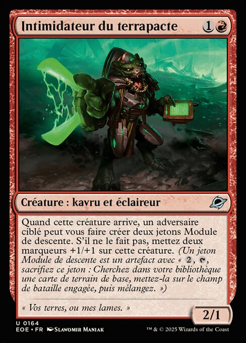 Intimidateur du terrapacte