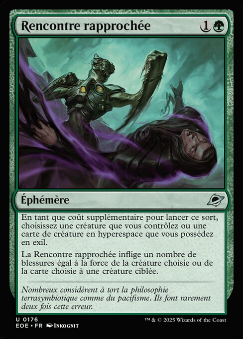 Rencontre rapprochée