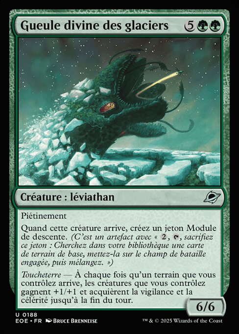Gueule divine des glaciers