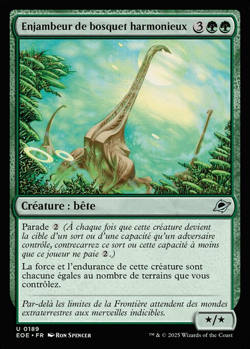 Enjambeur de bosquet harmonieux