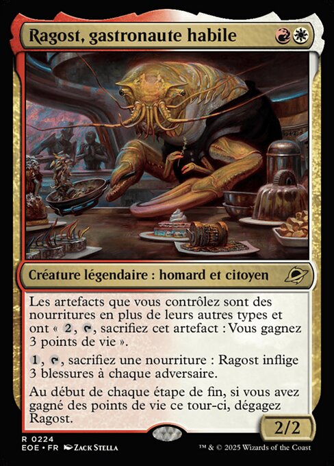 Ragost, gastronaute habile