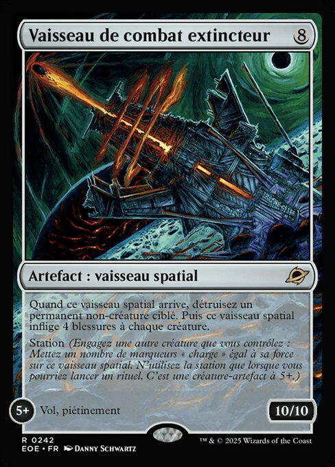 Vaisseau de combat extincteur