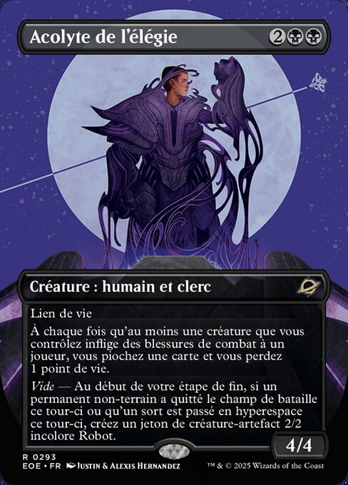 Acolyte de l'élégie