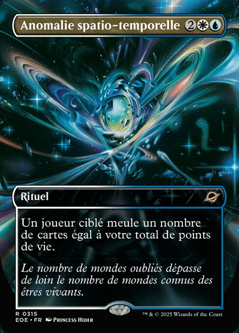 Anomalie spatio-temporelle