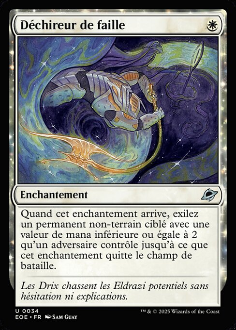 Déchireur de faille