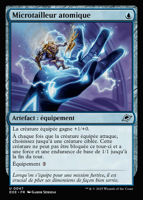 Microtailleur atomique