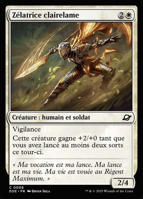 Zélatrice clairelame