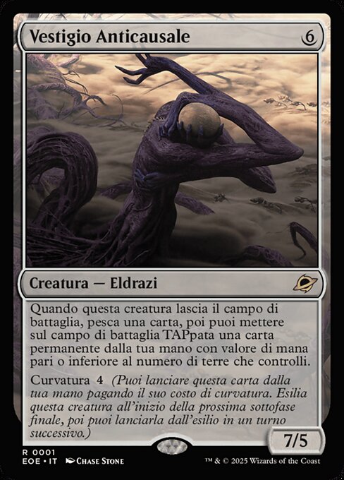 Vestigio Anticausale