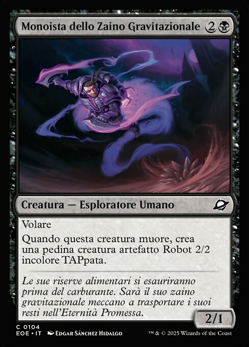 Monoista dello Zaino Gravitazionale