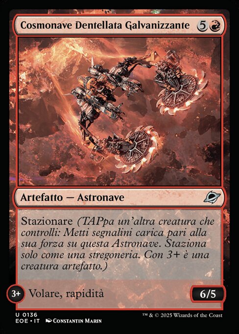 Cosmonave Dentellata Galvanizzante