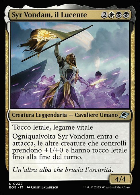 Syr Vondam, il Lucente