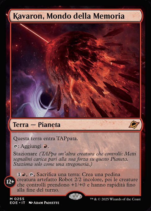 Kavaron, Mondo della Memoria