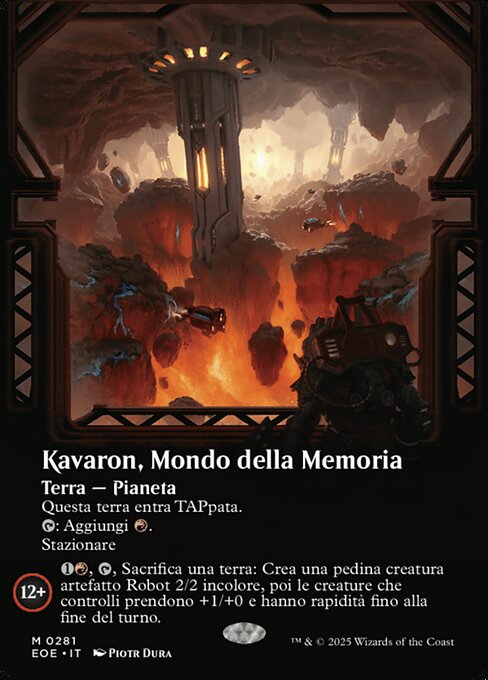 Kavaron, Mondo della Memoria
