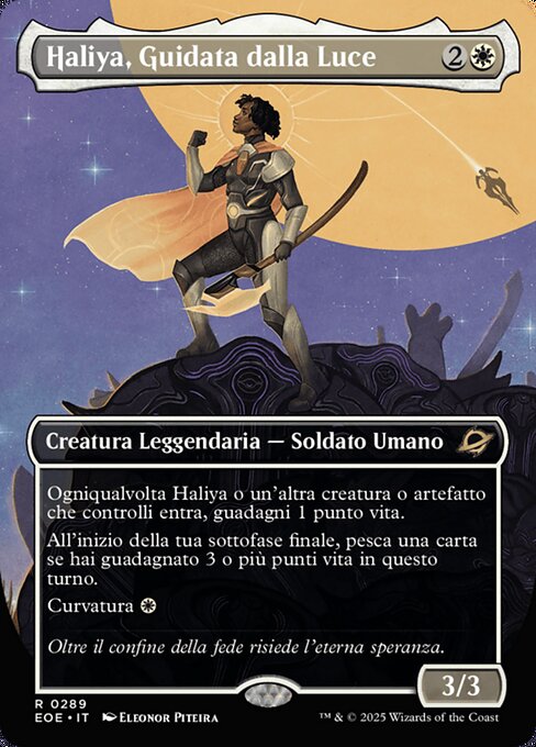 Haliya, Guidata dalla Luce