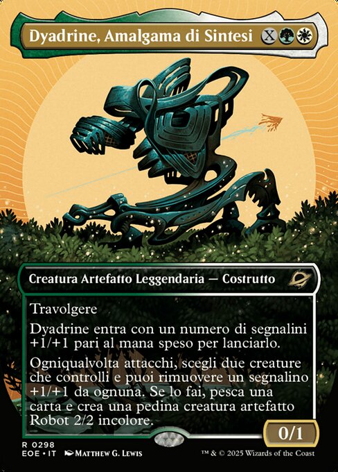 Dyadrine, Amalgama di Sintesi