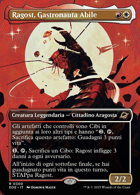 Ragost, Gastronauta Abile