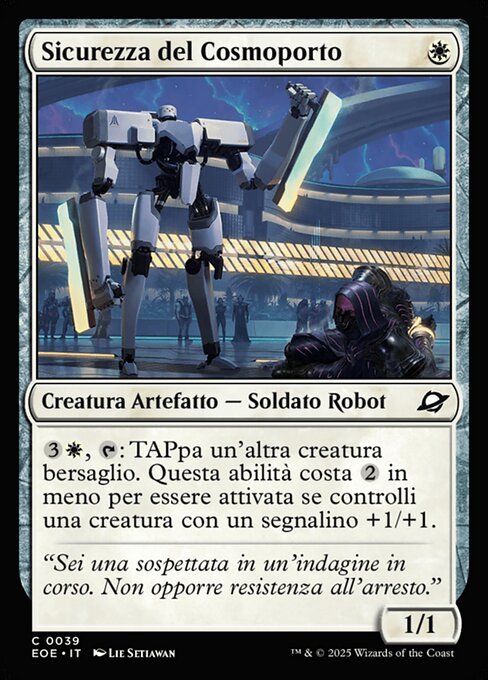 Sicurezza del Cosmoporto