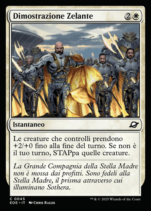 Dimostrazione Zelante