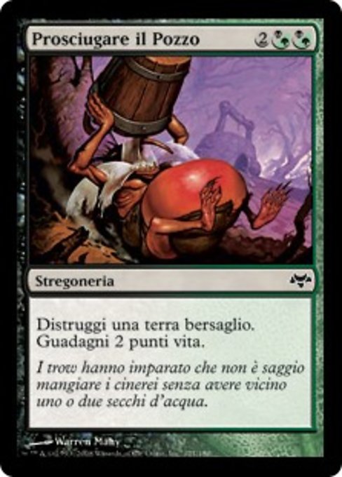 Prosciugare il Pozzo