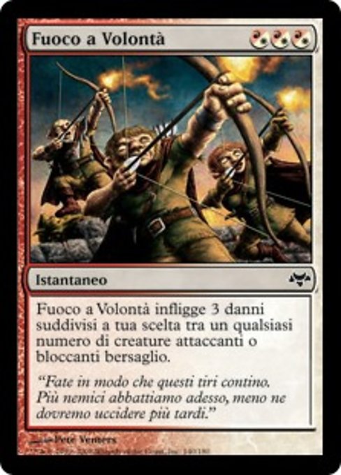 Fuoco a Volontà
