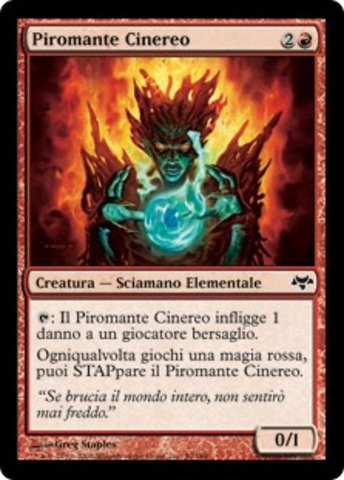 Piromante Cinereo