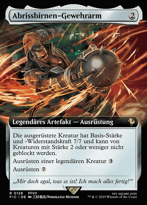 Abrissbirnen-Gewehrarm