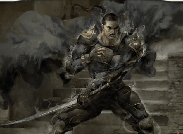 Cyan, rachedurstiger Samurai