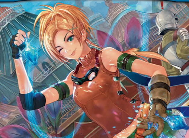 Rikku, findige Leibgardistin