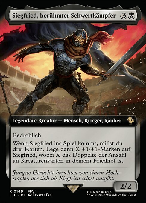Siegfried, berühmter Schwertkämpfer