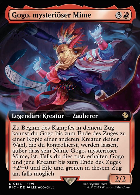 Gogo, mysteriöser Mime