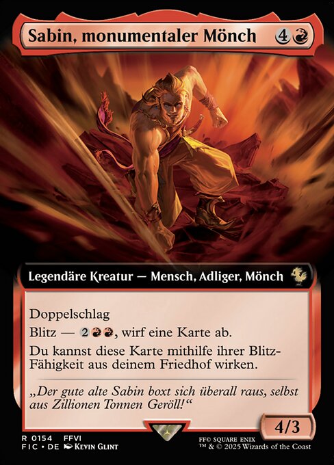 Sabin, monumentaler Mönch