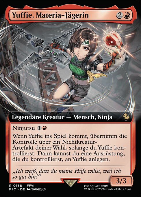 Yuffie, Materia-Jägerin