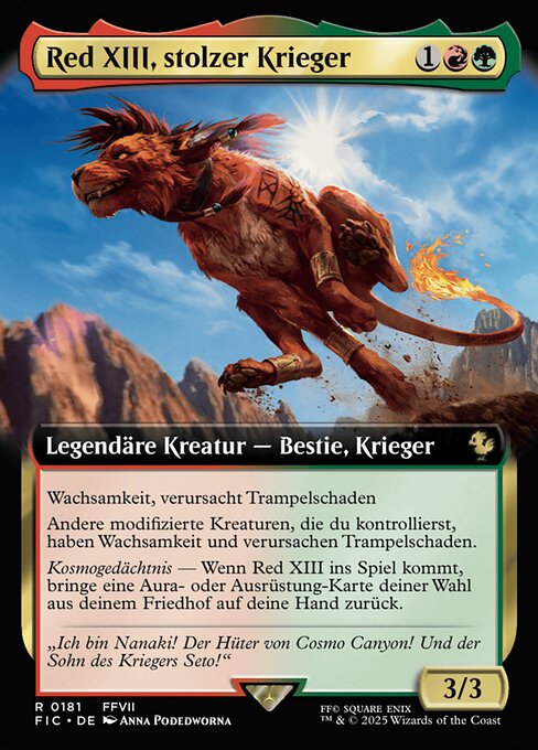 Red XIII, stolzer Krieger