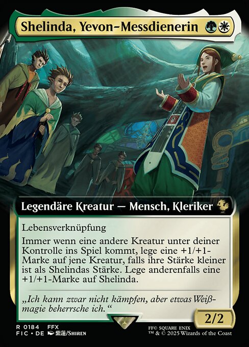 Shelinda, Yevon-Messdienerin