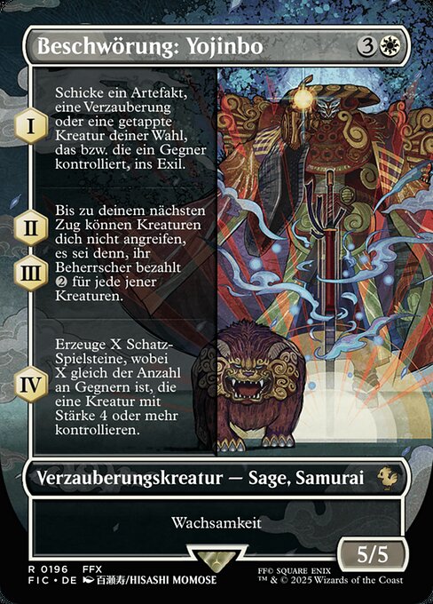 Beschwörung: Yojinbo