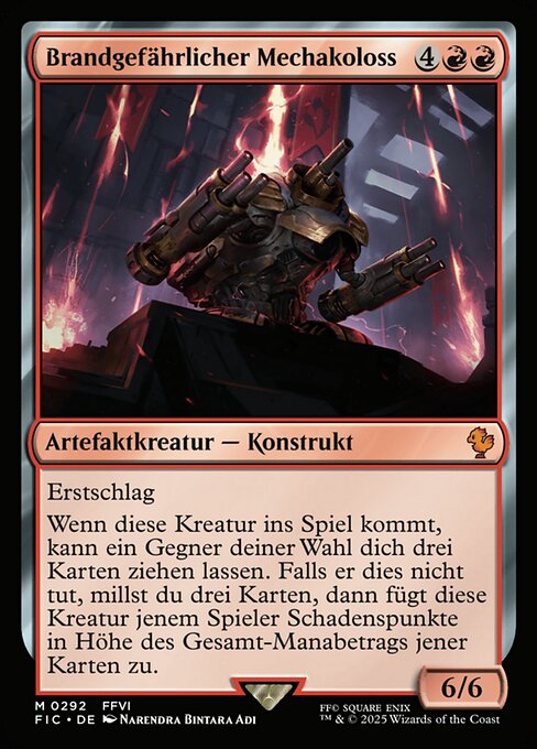 Brandgefährlicher Mechakoloss