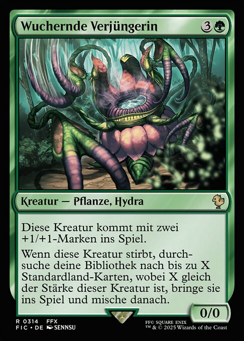 Wuchernde Verjüngerin