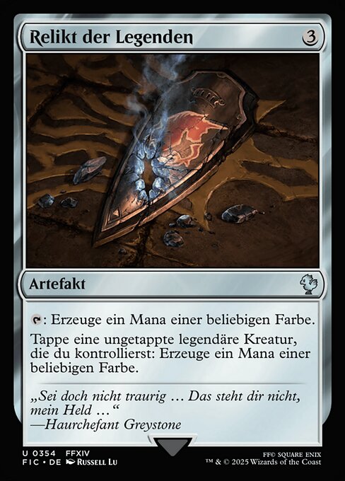 Relikt der Legenden