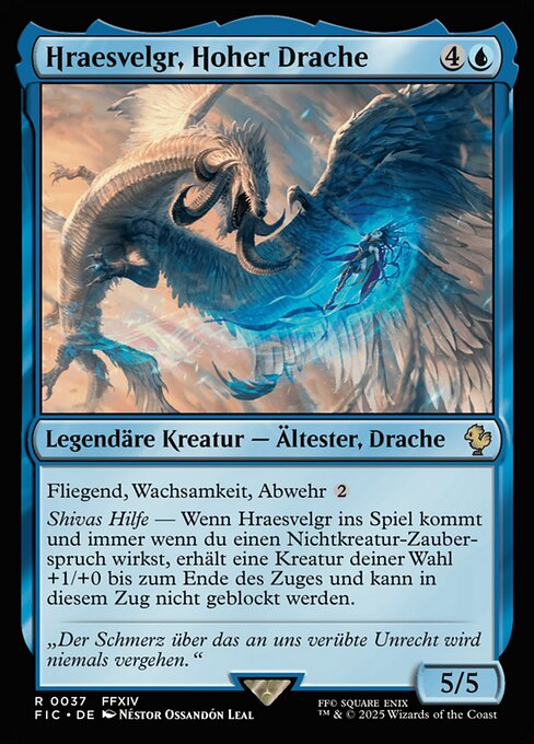Hraesvelgr, Hoher Drache