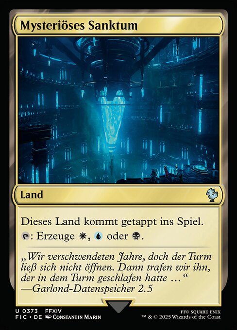 Mysteriöses Sanktum