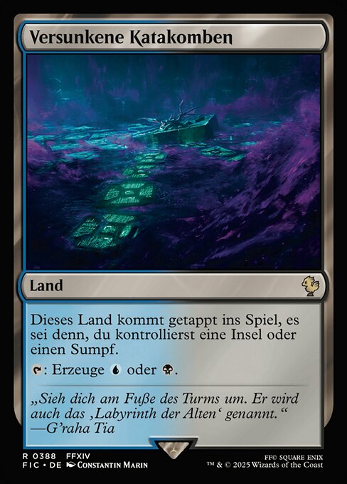 Versunkene Katakomben
