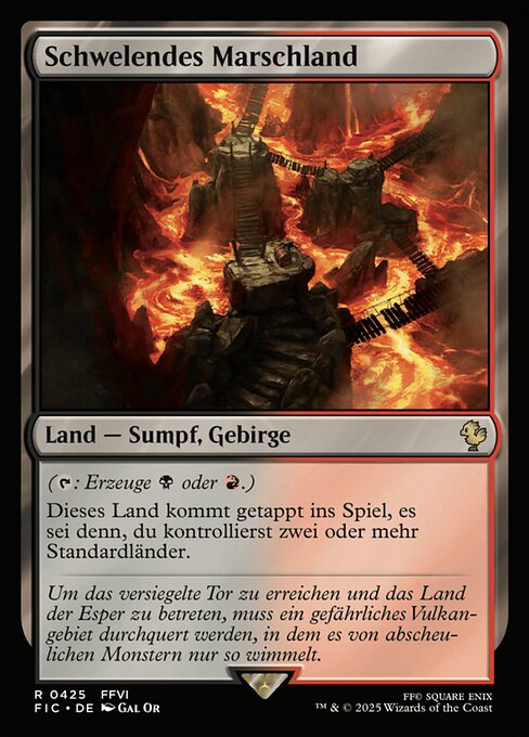 Schwelendes Marschland