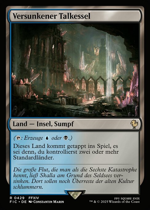 Versunkener Talkessel